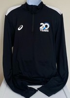 Asics 1/4 Zip Pullover - 20 Years Logo - $30